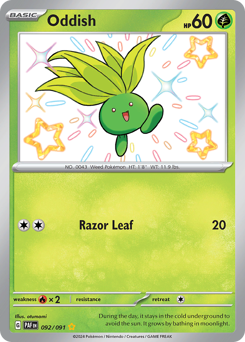 Oddish #92 Paldean Fates