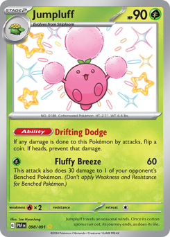 Jumpluff #98 Paldean Fates