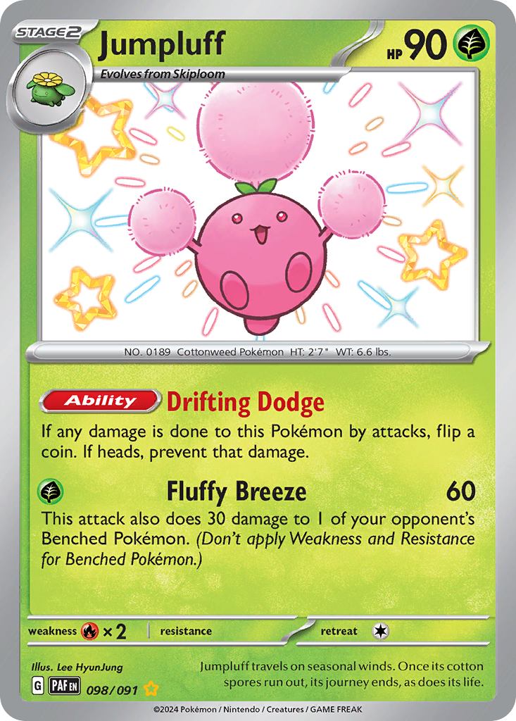 Jumpluff #98 Paldean Fates