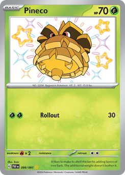 Pineco #99 Paldean Fates