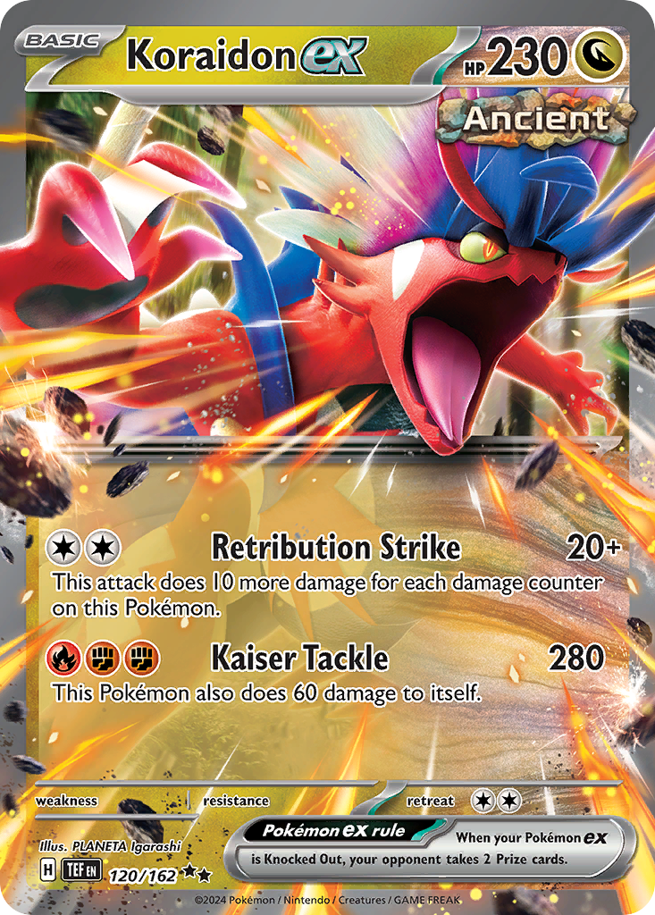 Koraidon ex #120 Temporal Forces