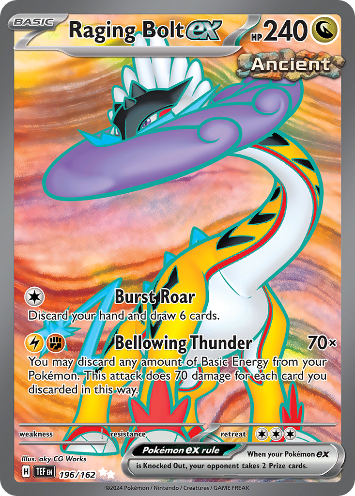 Raging Bolt ex #196 Temporal Forces