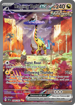 Raging Bolt ex — Temporal Forces chase card