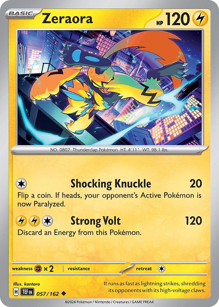 Zeraora #57 Temporal Forces