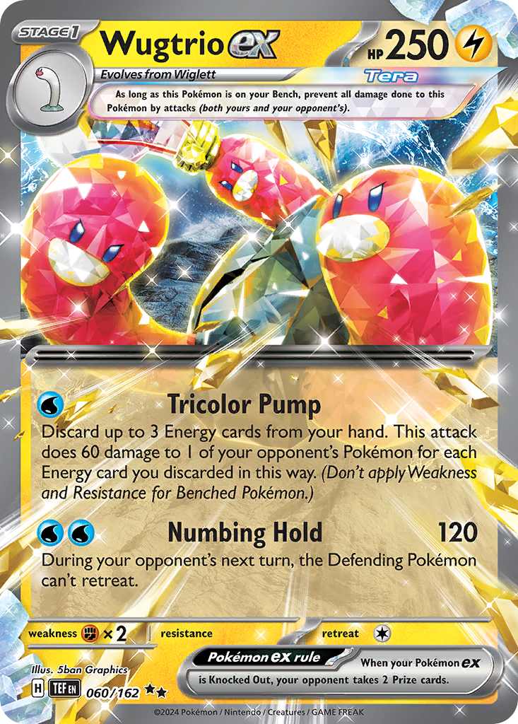Wugtrio ex #60 Temporal Forces