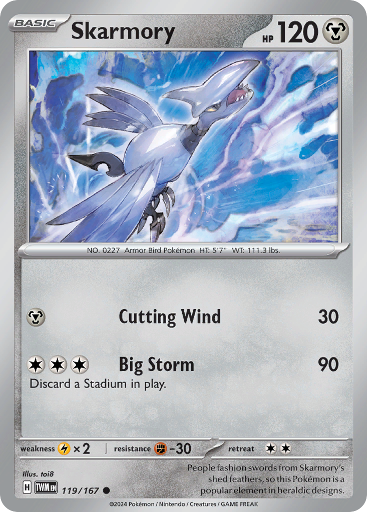 Skarmory #119 Twilight Masquerade