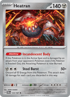 Heatran #123 Twilight Masquerade