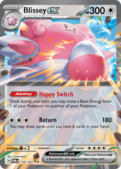 Blissey ex #134 Twilight Masquerade