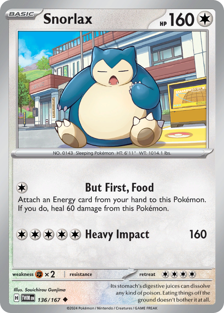 Snorlax #136 Twilight Masquerade