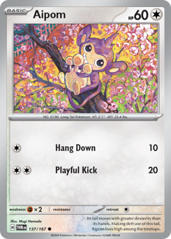 Aipom #137 Twilight Masquerade