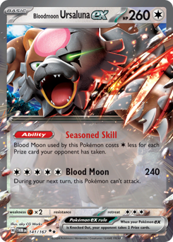 Bloodmoon Ursaluna ex #141 Twilight Masquerade