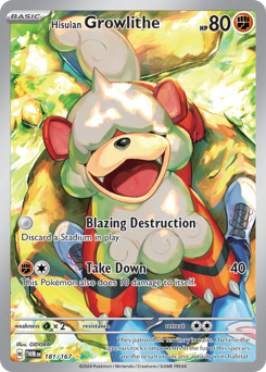 Hisuian Growlithe #181 Twilight Masquerade