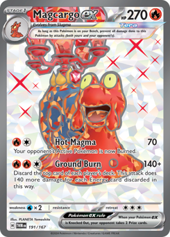 Magcargo ex #191 Twilight Masquerade