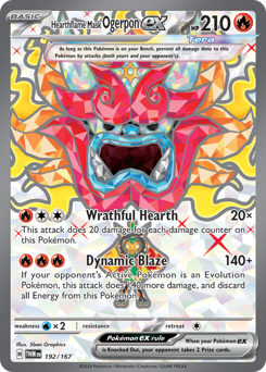 Hearthflame Mask Ogerpon ex #192 Twilight Masquerade
