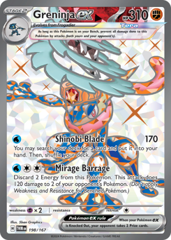 Greninja ex #198 Twilight Masquerade