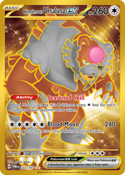 Bloodmoon Ursaluna ex #222 Twilight Masquerade