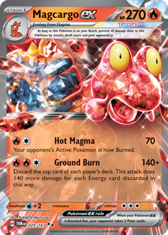 Magcargo ex #29 Twilight Masquerade