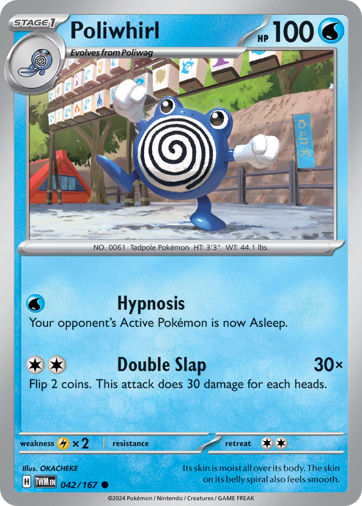 Poliwhirl #42 Twilight Masquerade