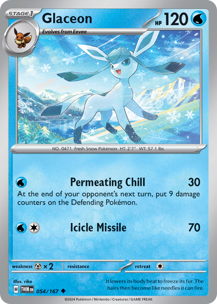 Glaceon #54 Twilight Masquerade
