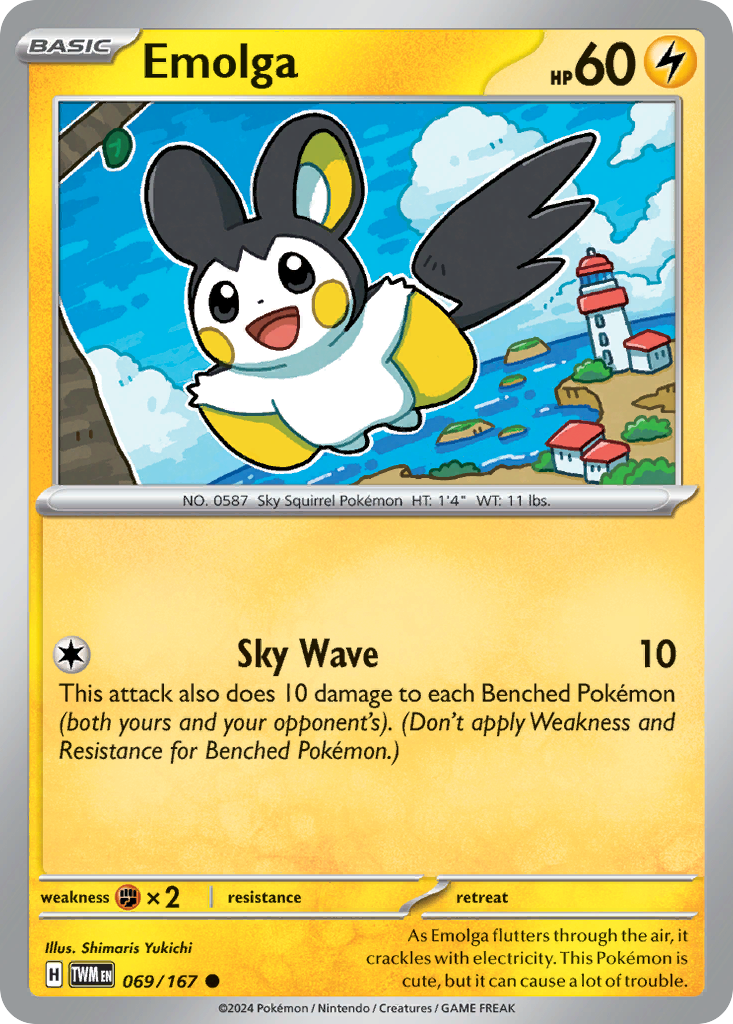 Emolga #69 Twilight Masquerade