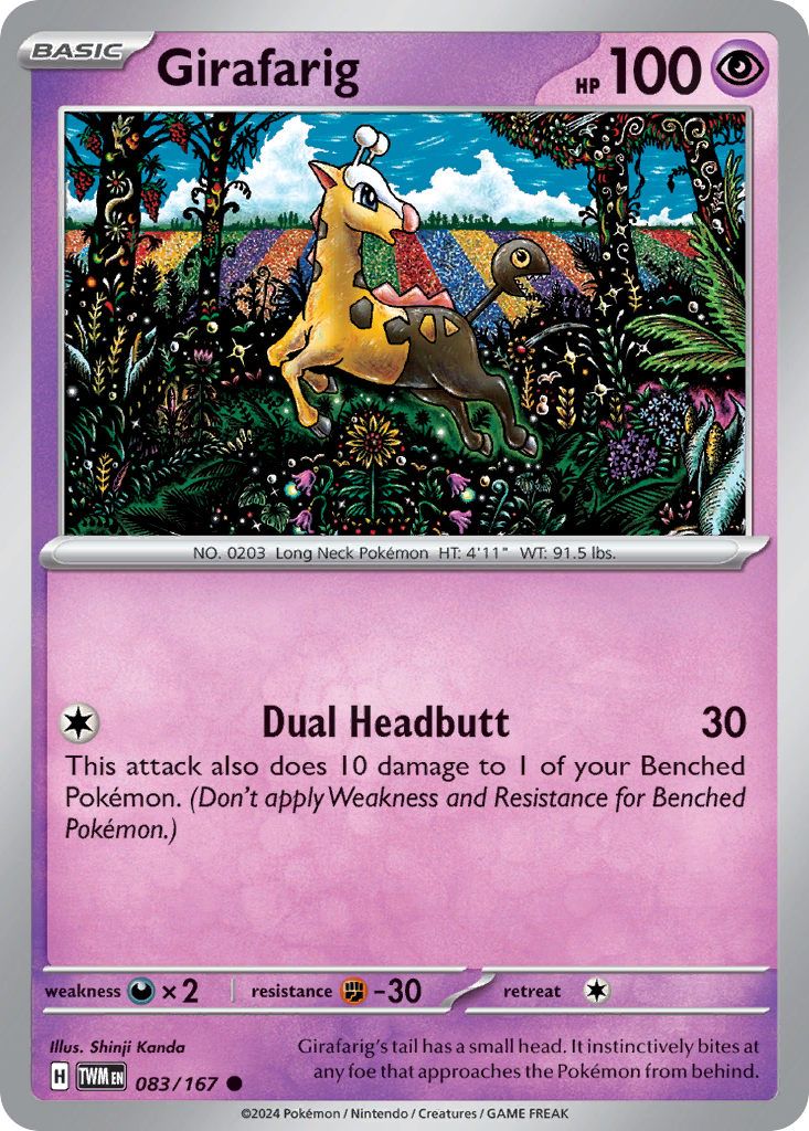 Girafarig #83 Twilight Masquerade