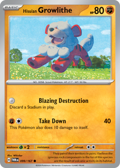 Hisuian Growlithe #99 Twilight Masquerade