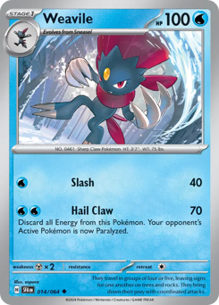Weavile #14 Shrouded Fable