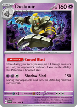 Dusknoir #20 Shrouded Fable