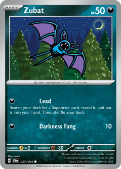 Zubat #27 Shrouded Fable