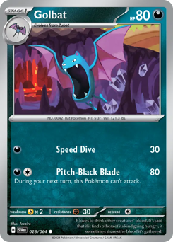 Golbat #28 Shrouded Fable