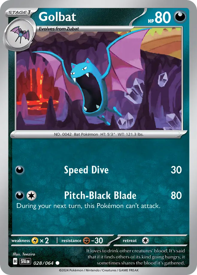 Golbat #28 Shrouded Fable