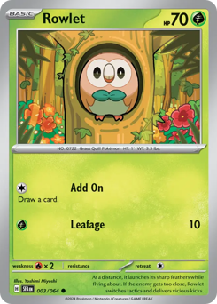 Rowlet #3 Shrouded Fable