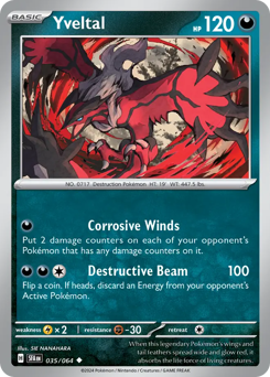 Yveltal #35 Shrouded Fable
