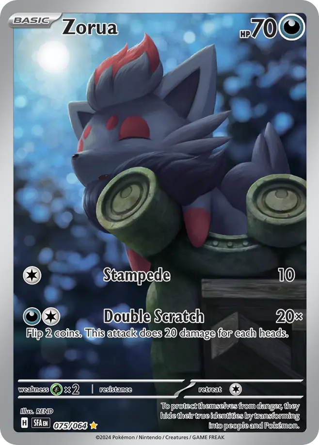 Zorua #75 Shrouded Fable