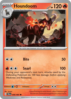 Houndoom #8 Shrouded Fable