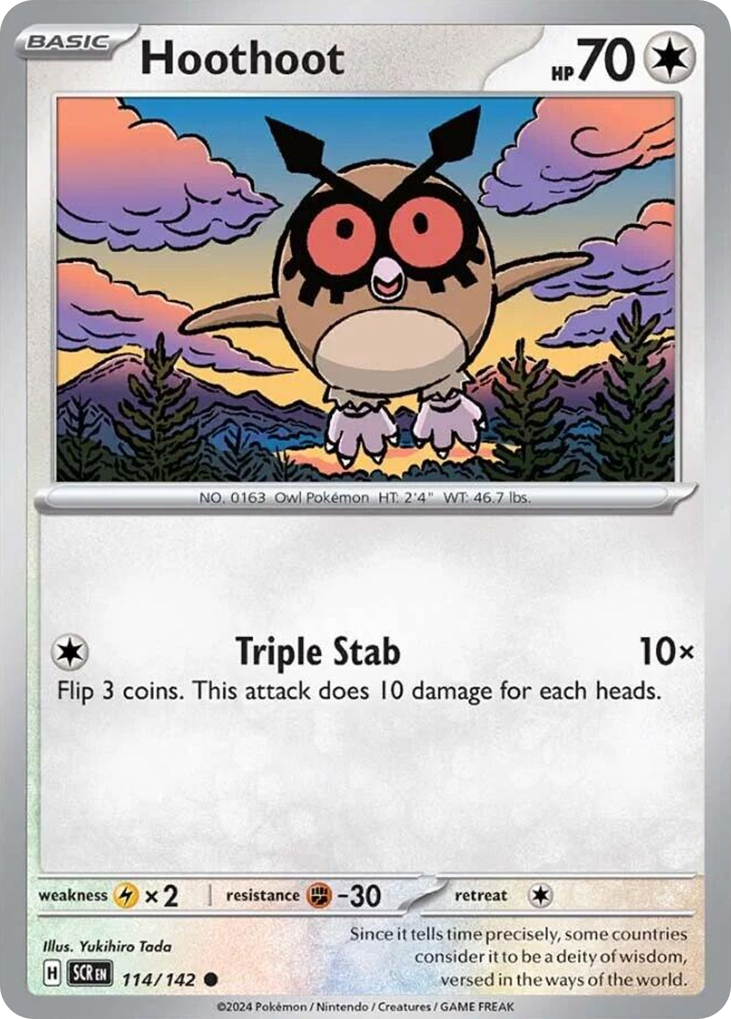 Hoothoot #114 Stellar Crown