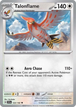 Talonflame #123 Stellar Crown