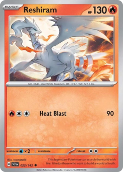 Reshiram #22 Stellar Crown