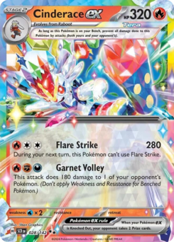 Cinderace ex #28 Stellar Crown
