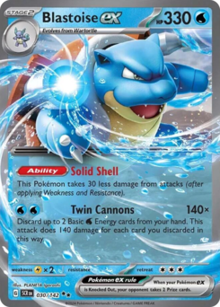 Blastoise ex #30 Stellar Crown
