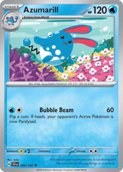 Azumarill #34 Stellar Crown