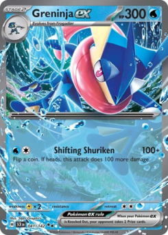 Greninja ex #41 Stellar Crown