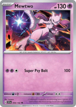 Mewtwo #59 Stellar Crown