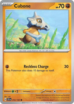 Cubone #72 Stellar Crown