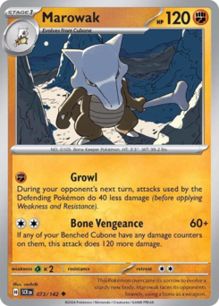 Marowak #73 Stellar Crown