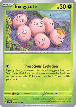Exeggcute #1 Surging Sparks