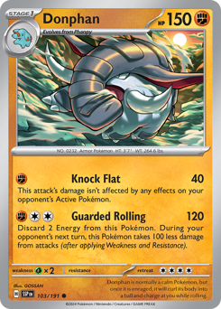 Donphan #103 Surging Sparks
