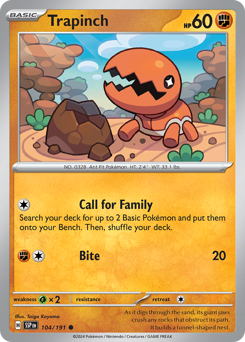 Trapinch #104 Surging Sparks