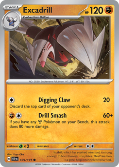 Excadrill #109 Surging Sparks