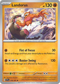 Landorus #110 Surging Sparks